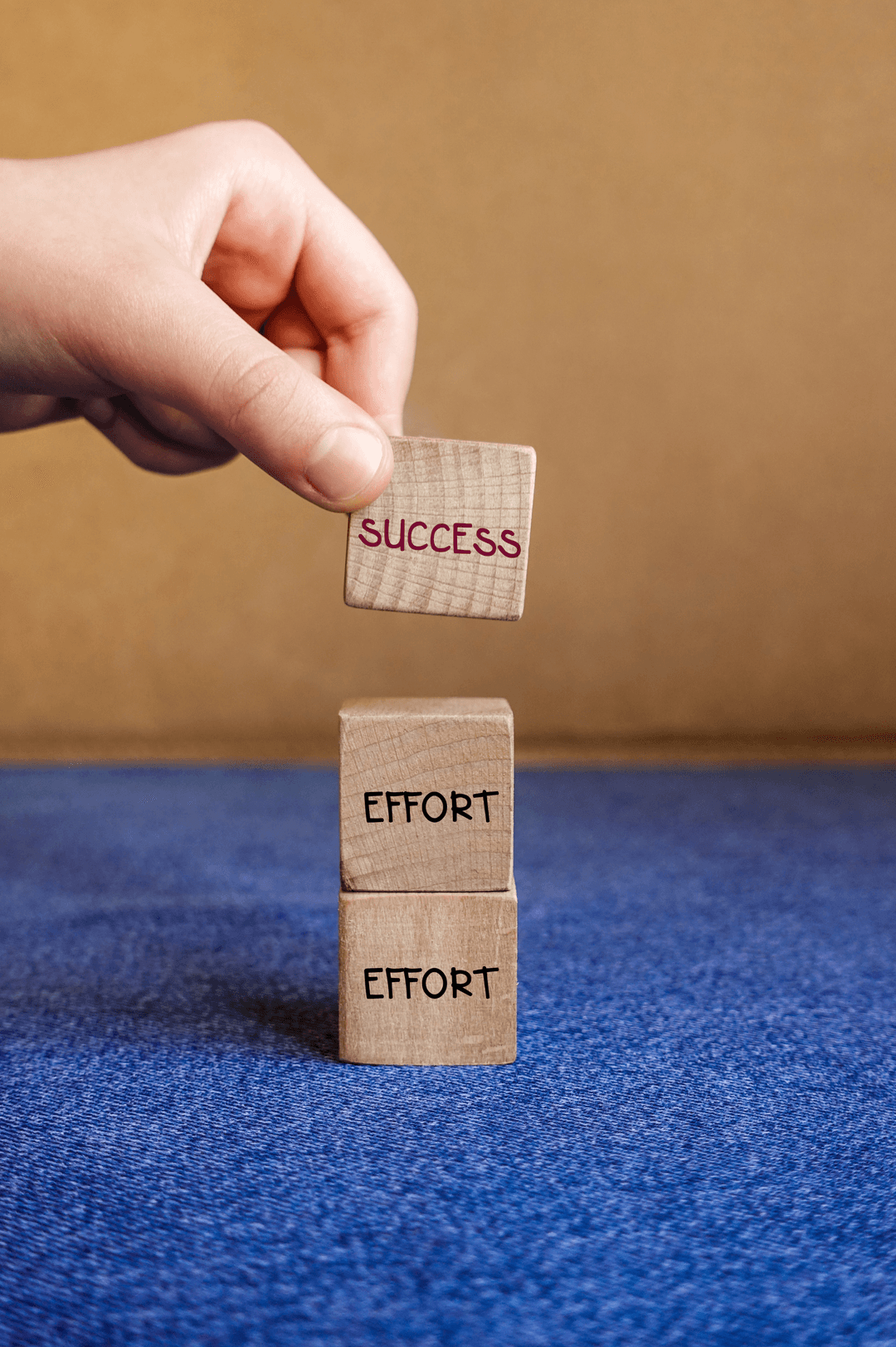 Success blocks representing digital excellence